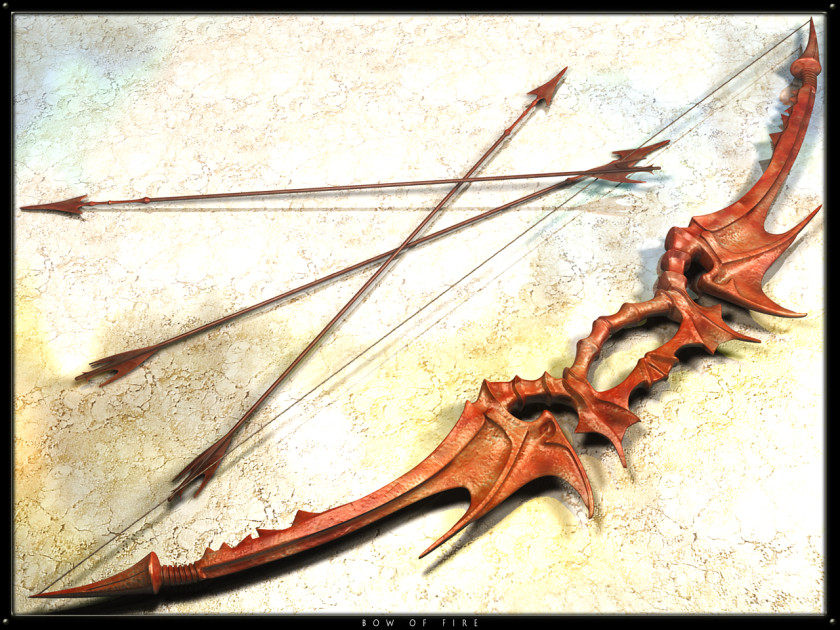 Arrow Bow And Fire Weapon PNG