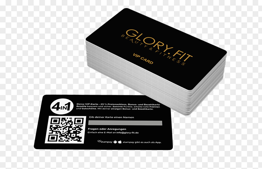 Beauty Card Physical Fitness Glory.Fit Very Important Person V.I.P. Industrial Design PNG