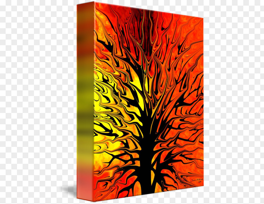 Burning Bush Modern Art Picture Frames Architecture Flower PNG