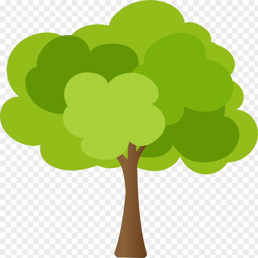 Cartoon Green Tree PNG green tree clipart PNG