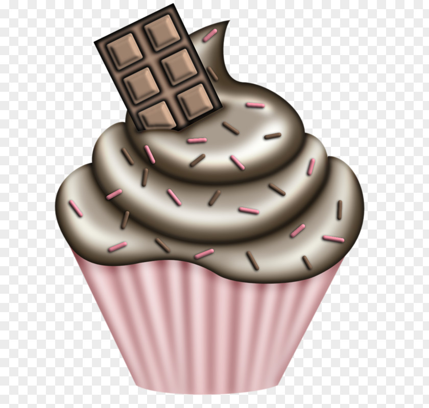 Chocolate Ice Cream Cakes And Cupcakes Muffin Cake Birthday PNG