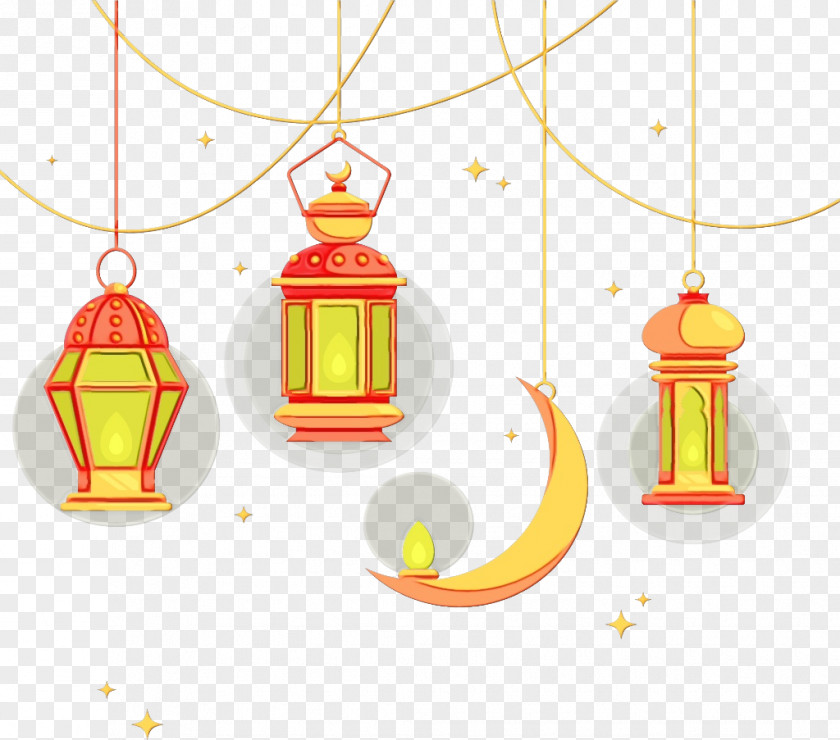 Christmas Ornament Product Design Yellow PNG