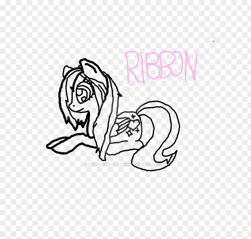 Lovely Ribbons Drawing Visual Arts Cat PNG