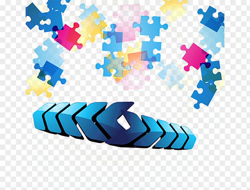 Puzzle Arrows Jigsaw Puzz 3D PNG