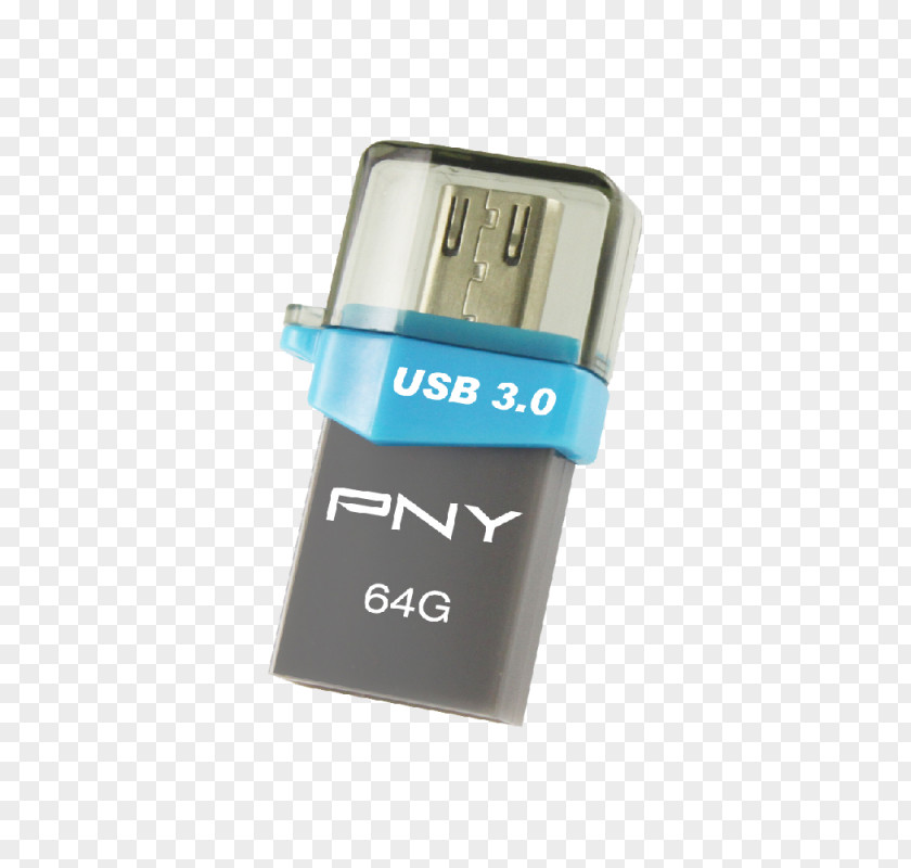 USB On-The-Go Flash Drives PNY Technologies 3.0 Pny Duo Link On The Go 32gb Usb3.0 Drive PNG