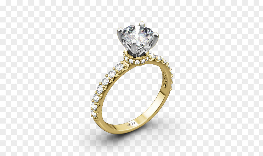 Diamond Wedding Ring Engagement Solitaire PNG