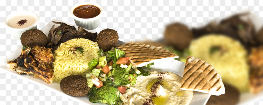Platter Shawarma Vegetarian Cuisine Mediterranean Falafel Hummus Pita PNG