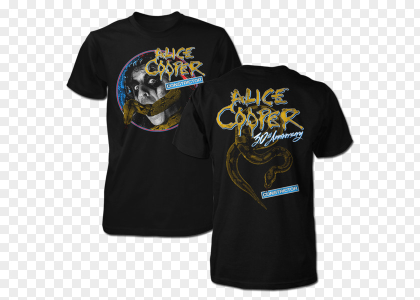 Alice Cooper T-shirt Sweater Sleeve Crew Neck PNG
