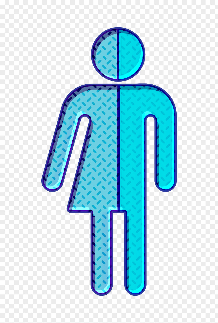 Gender Identity Icon Bigender User PNG