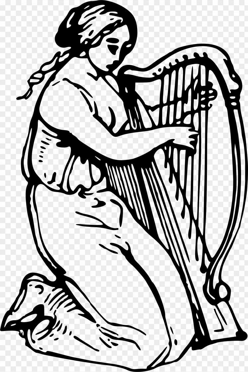 Musical Instruments Harp Clip Art PNG