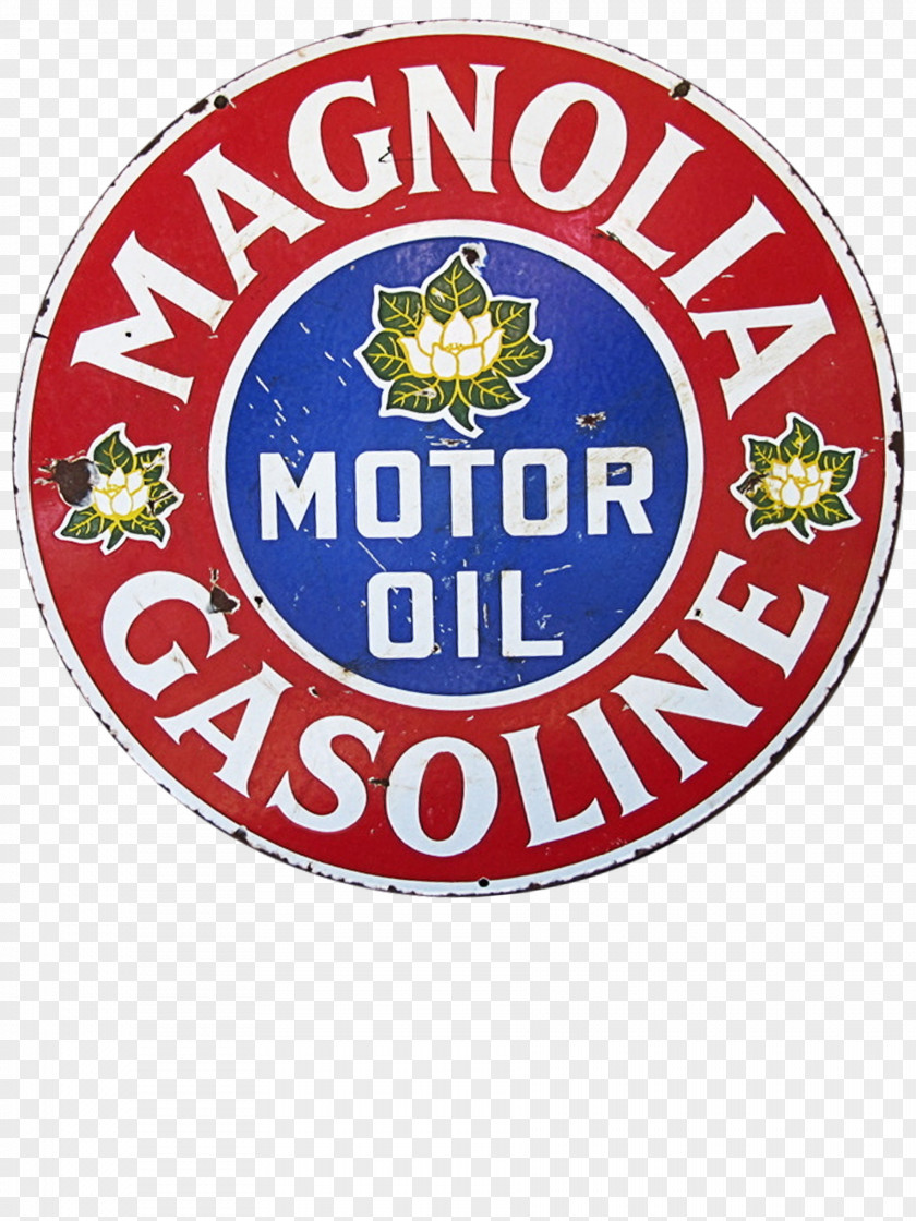 Oil Banner Gasoline Mobil Magnolia Service Station Petroleum Filling PNG