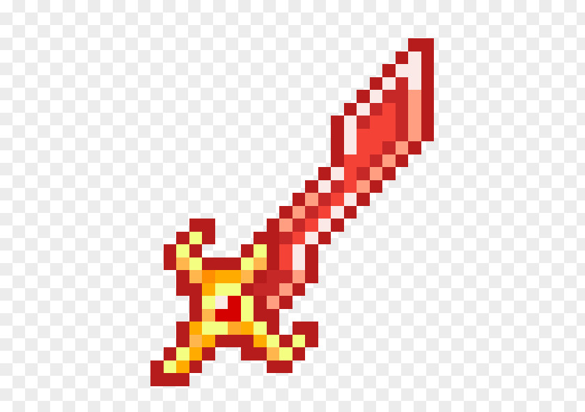 Sword Pixel Art PNG