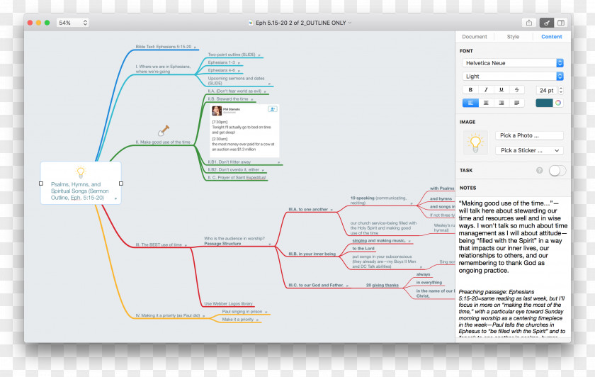 Thinking Maps Logos Bible Software New Testament Sermon Mind Map PNG