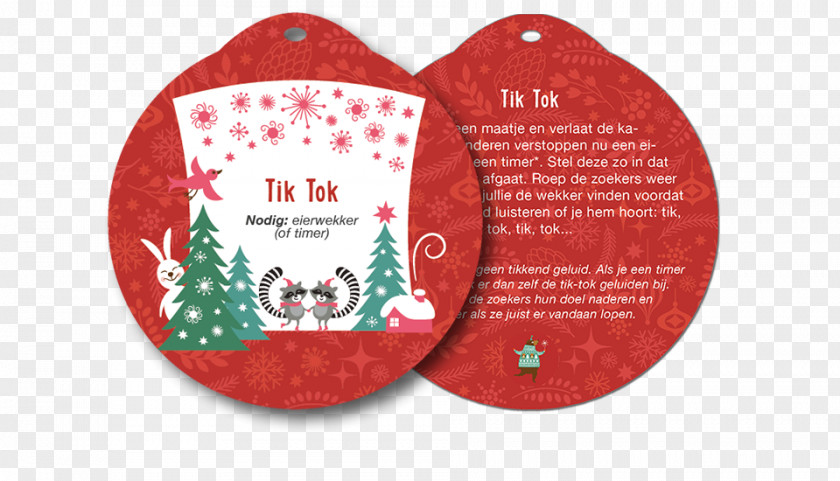 Tik Tok Christmas Ornament PNG