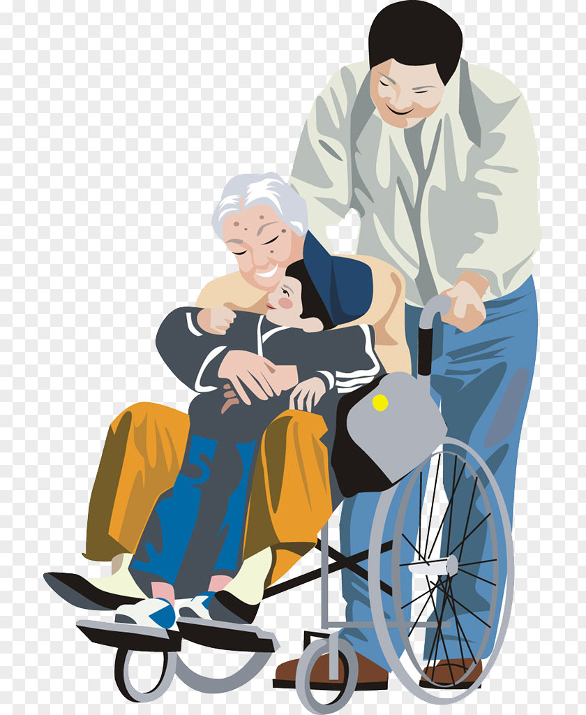 A Man In Wheelchair Disability Sitting Clip Art PNG
