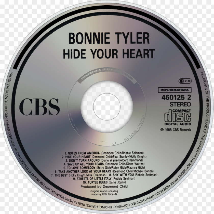 Bonnie Tyler Compact Disc Beds Are Burning Midnight Oil Diesel And Dust Album PNG