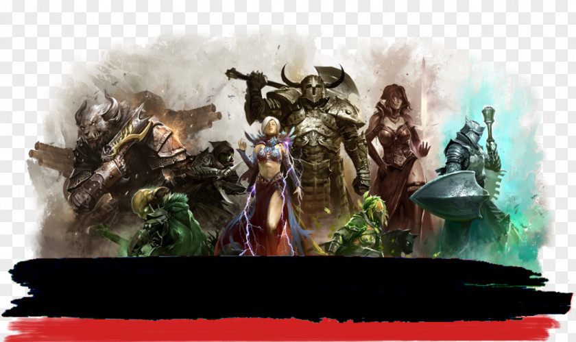 Header Guild Wars 2: Heart Of Thorns Path Fire Instance Dungeon Gameplay PNG