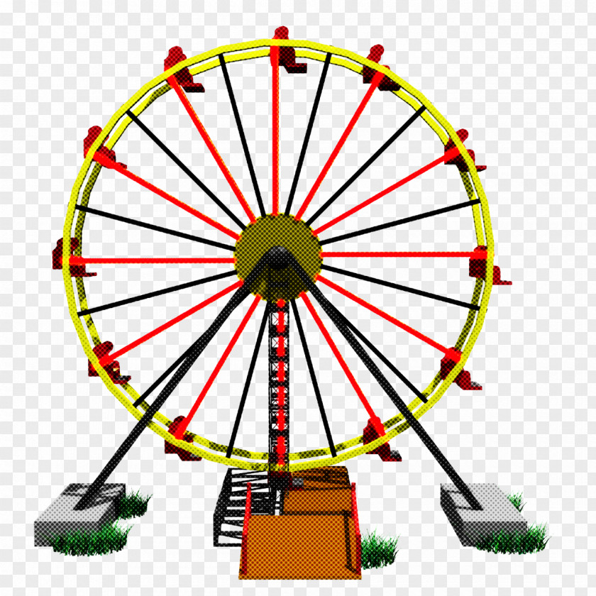 Rim Amusement Ride Ferris Wheel Tourist Attraction Line Recreation PNG