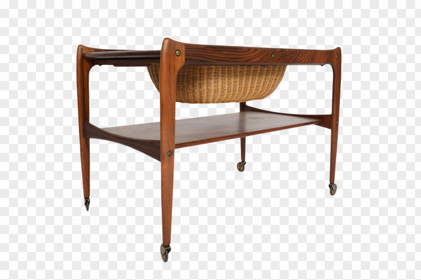 Wicker Table Mid-century Modern Danish Furniture PNG