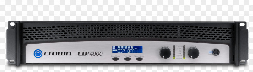 Crown Audio Power Amplifier CDi 1000 International PNG