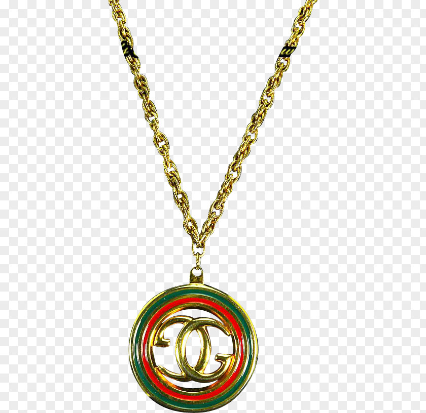 Gucci Logo Necklace Charms & Pendants Jewellery Gold PNG