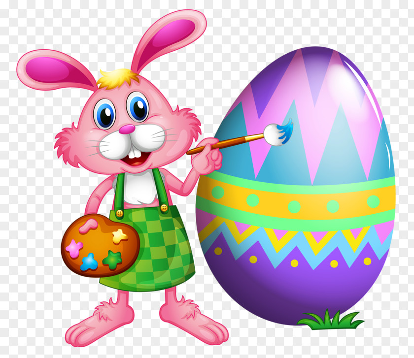 Holiday Eggs Easter Bunny Clip Art PNG