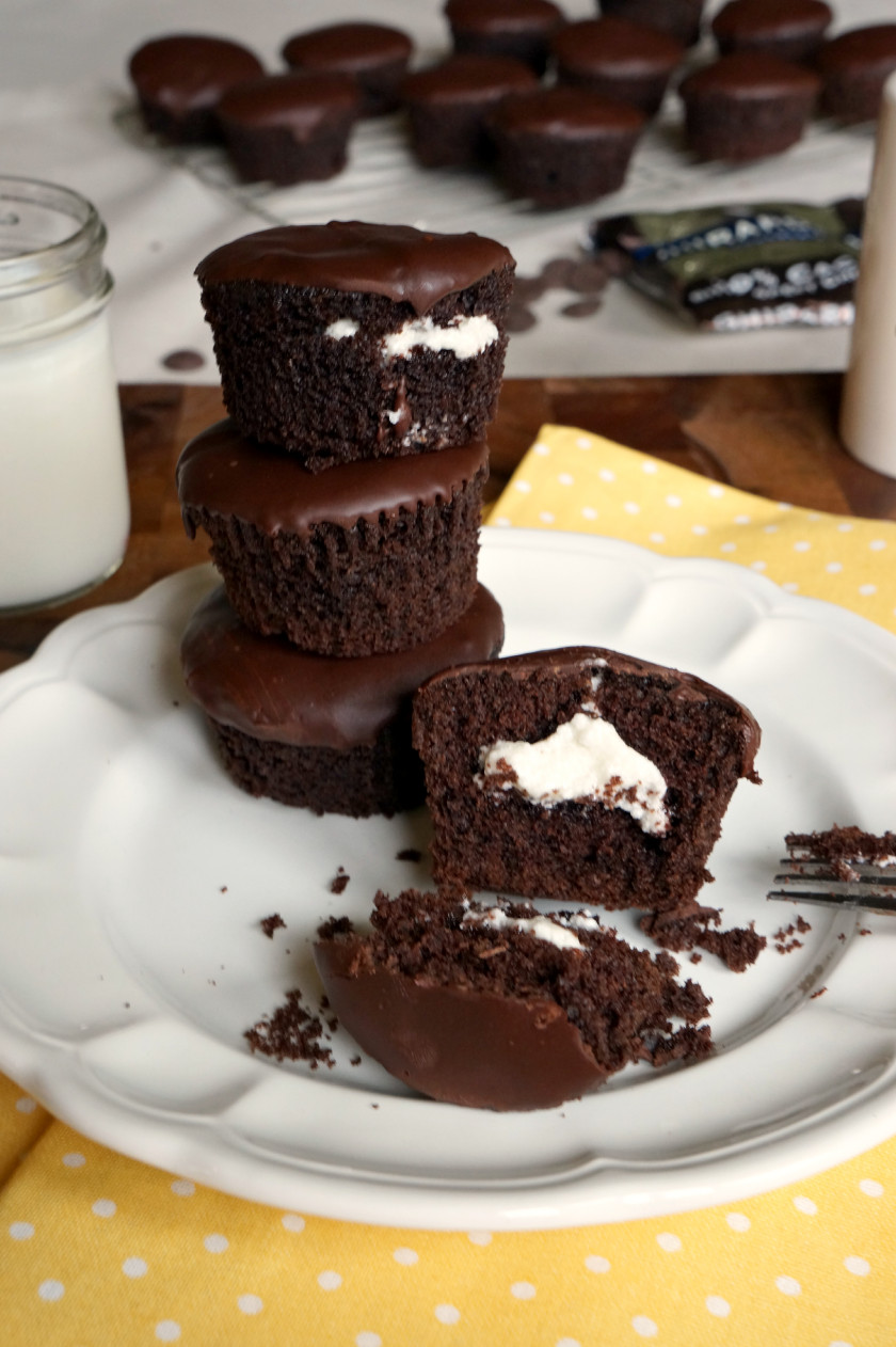 Chocolate Cake Cream Ding Dong Cupcake Brownie PNG