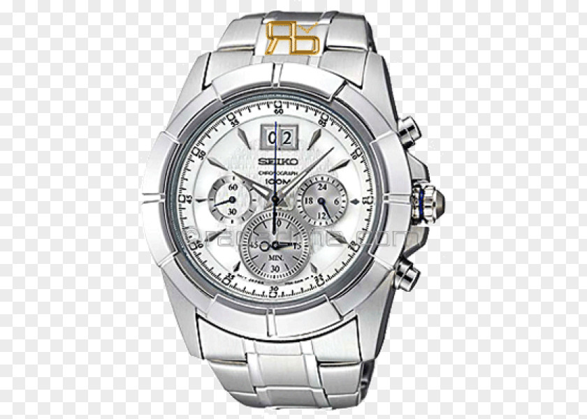Clock Seiko Quartz Watch Chronograph PNG