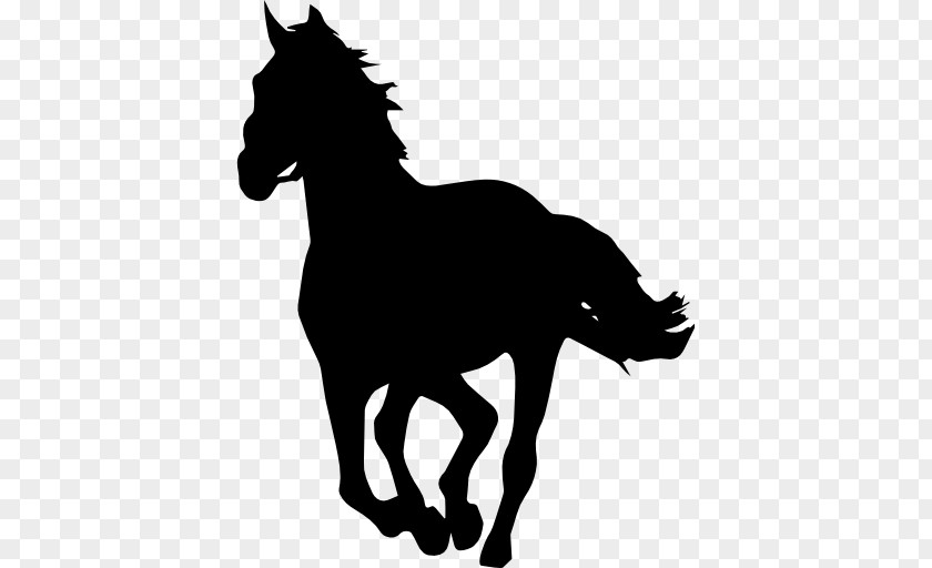 Mustang Silhouette Stallion Clip Art PNG