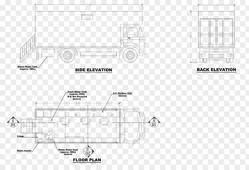 Truck Plan Trailer Cosmetics Godwin's Garage PNG