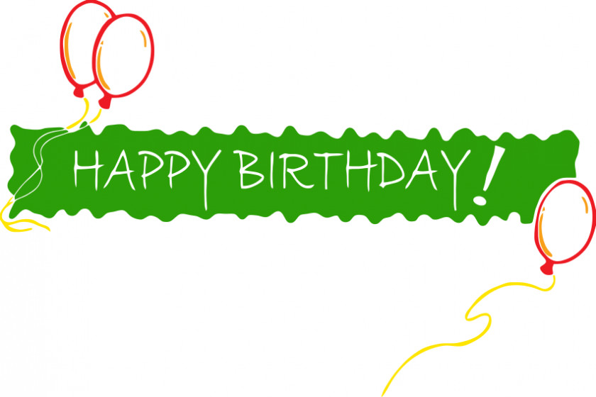 Birthday Banner Clipart Cake Happy To You Party Clip Art PNG