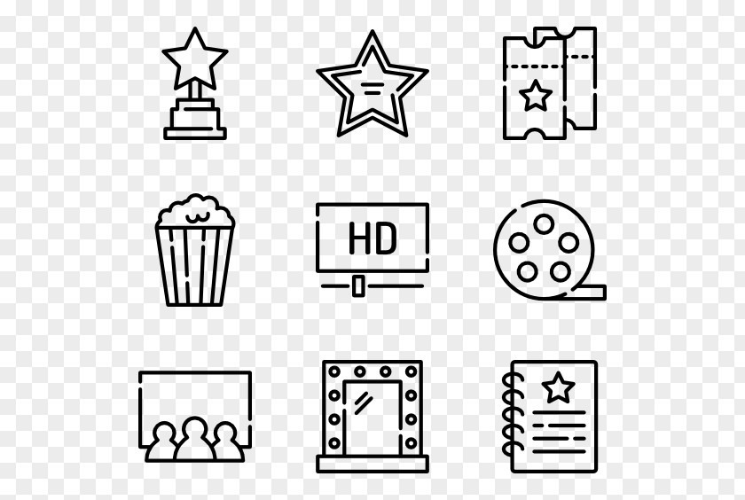 Cinema Vector Free Résumé Icon Design PNG