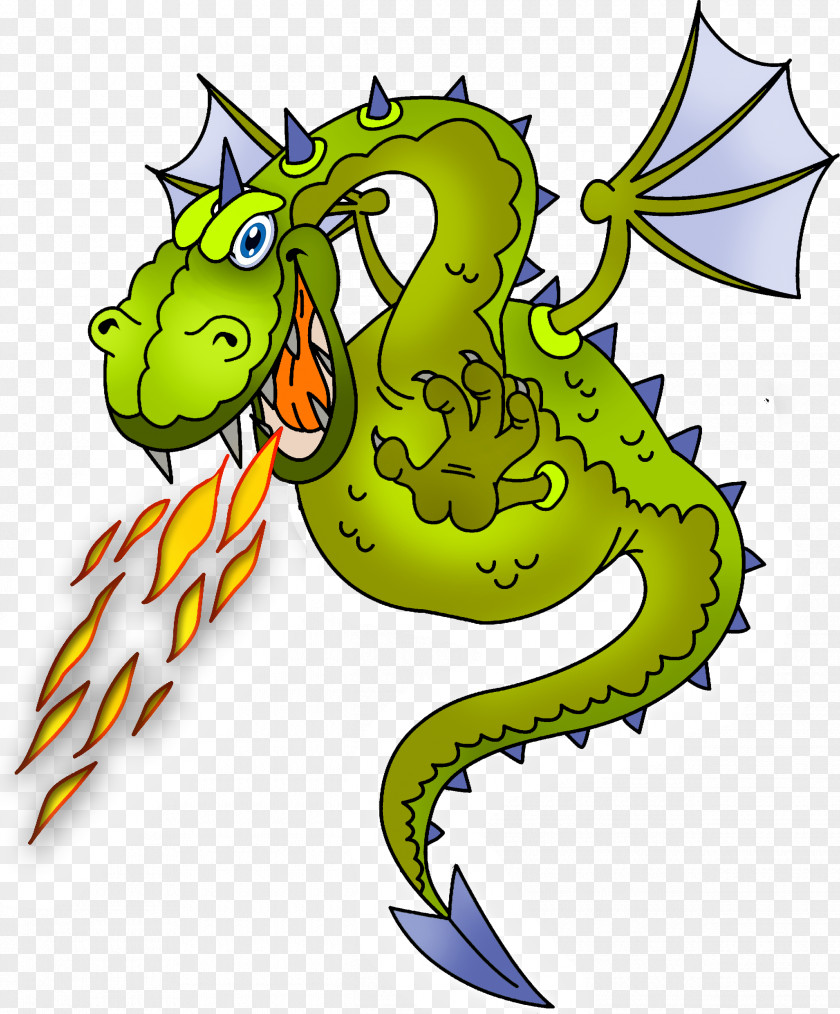 Dragon Cartoon Fire Breathing Clip Art PNG