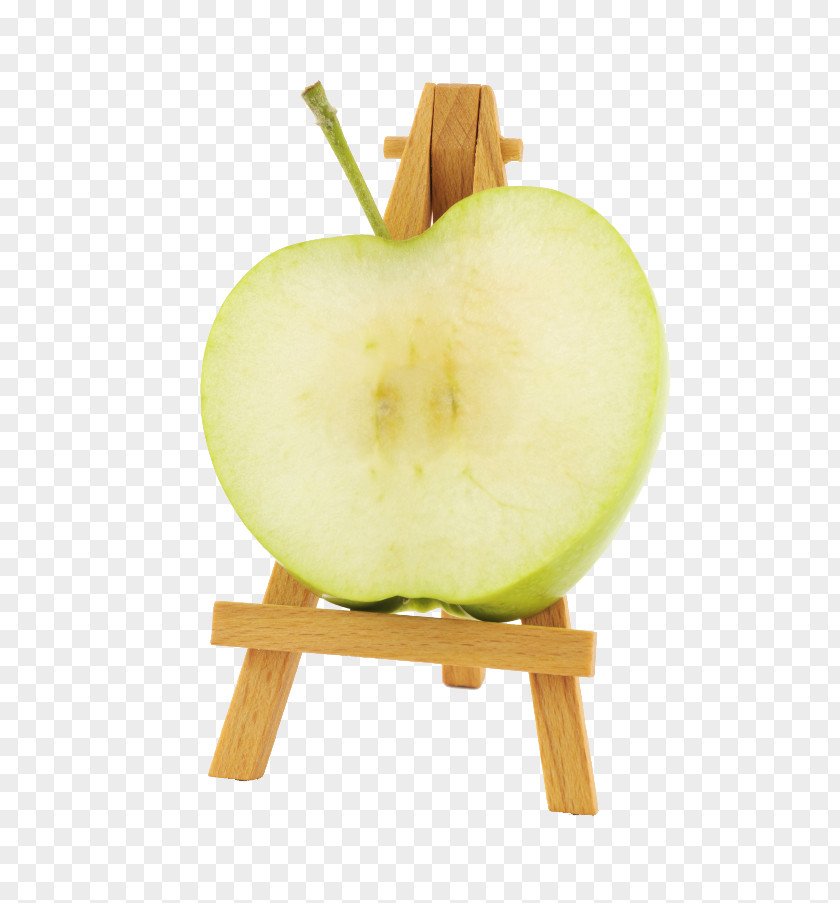 Easel Half An Apple Slogan Advertising Business Think Different Sales PNG