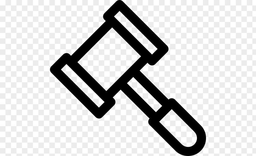 Hammer Gavel Icon Design PNG