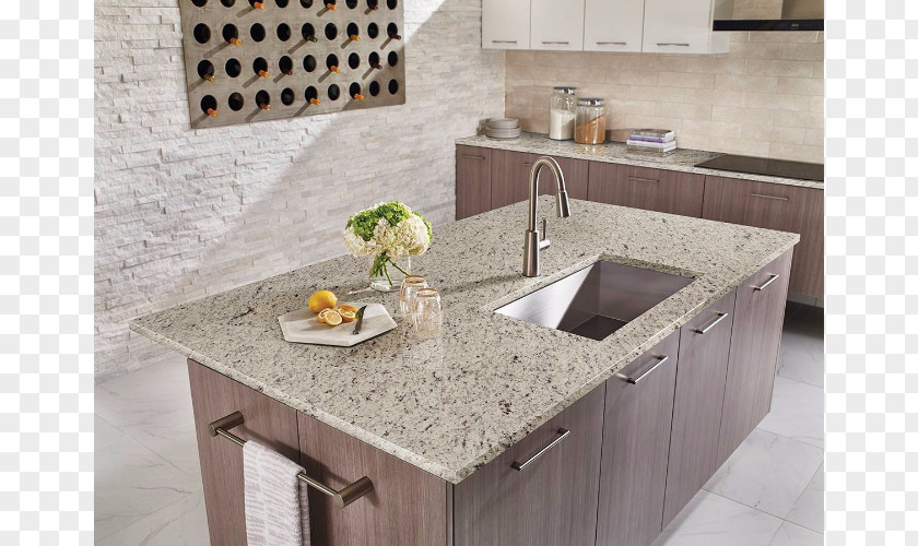 Kitchen Countertop Granite Engineered Stone Cabinet PNG