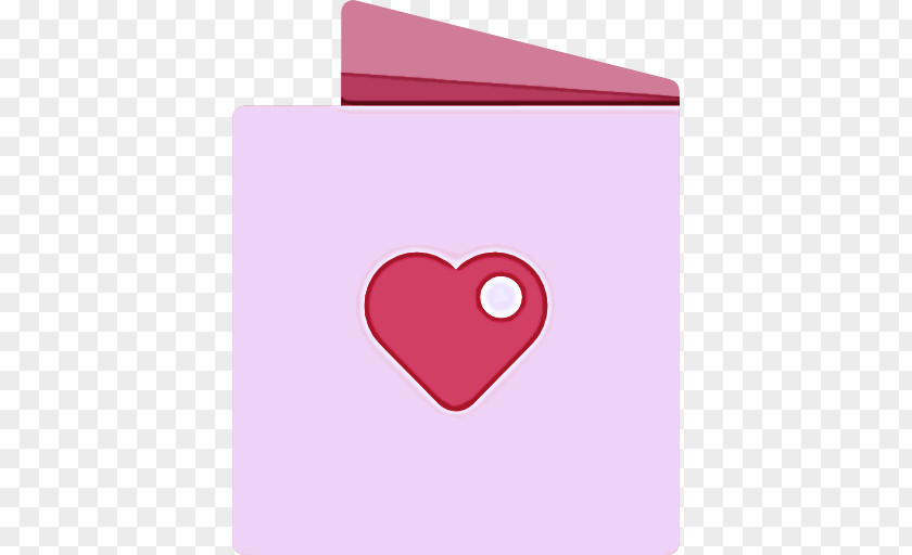 Paper Material Property Heart Pink Magenta Square PNG