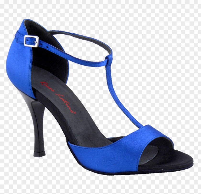 Sandal Blue High-heeled Shoe Mule PNG