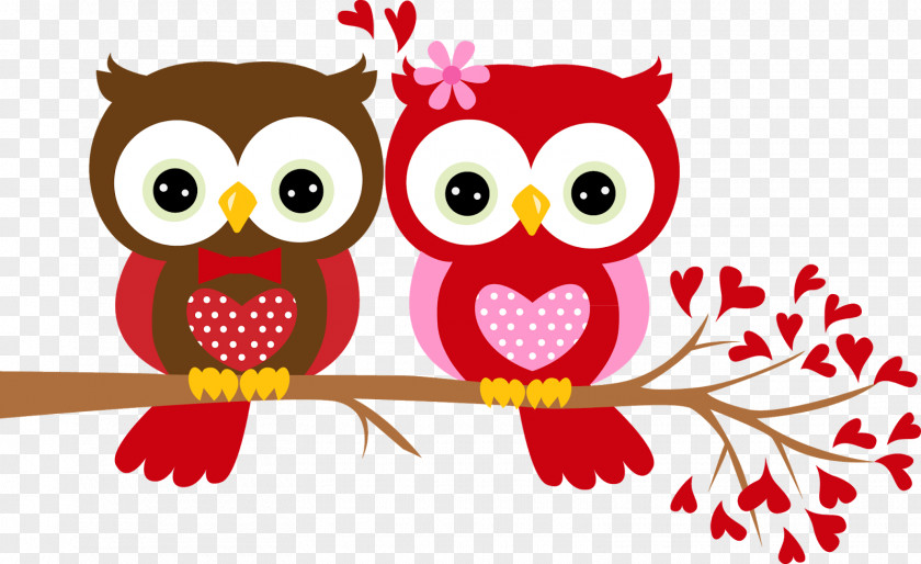 Valentine Dancing Cliparts Valentine's Day Gift Owl Paper Clip Art PNG