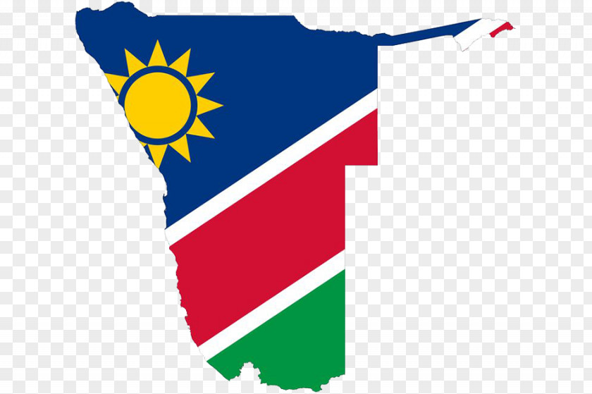 Flag Of Namibia Map Globe PNG
