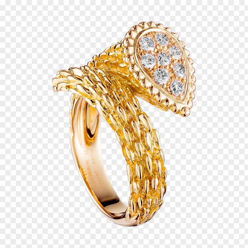 Gold Diamond Ring Boucheron Jewellery Colored PNG