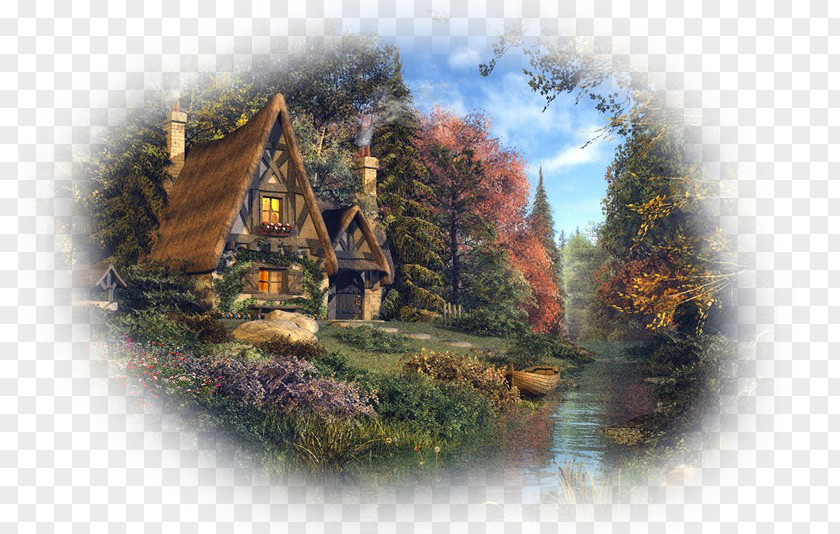Painting Cottage Jigsaw Puzzles Artist PNG