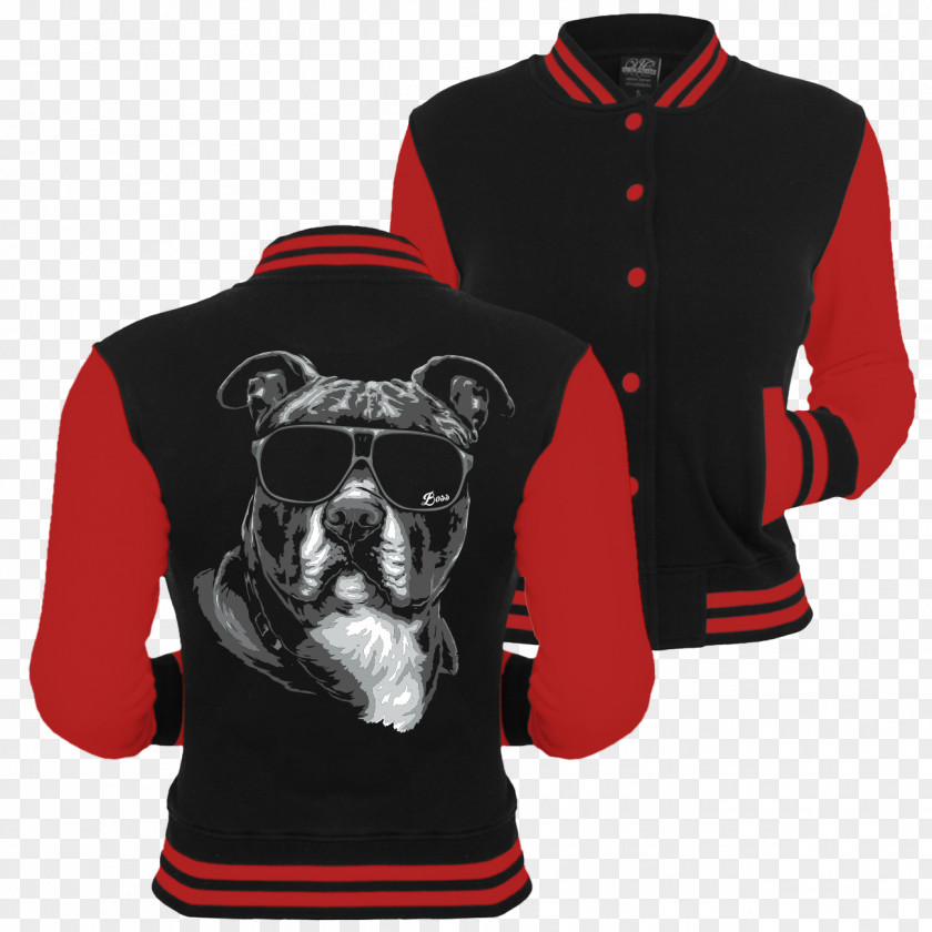 American Staffordshire Terrier Hoodie T-shirt Funshop24.ch Jacket Bluza PNG