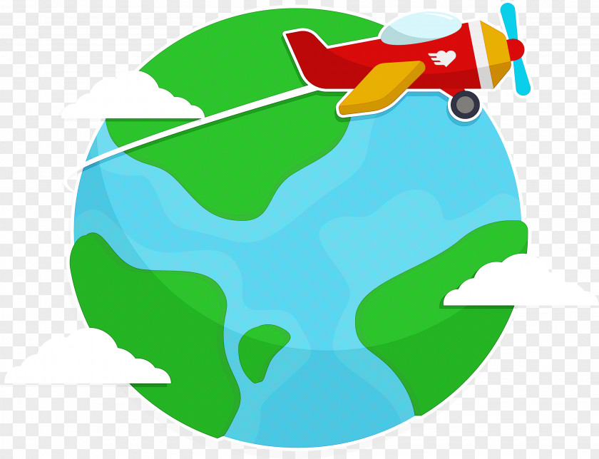 Green World Earth Logo PNG