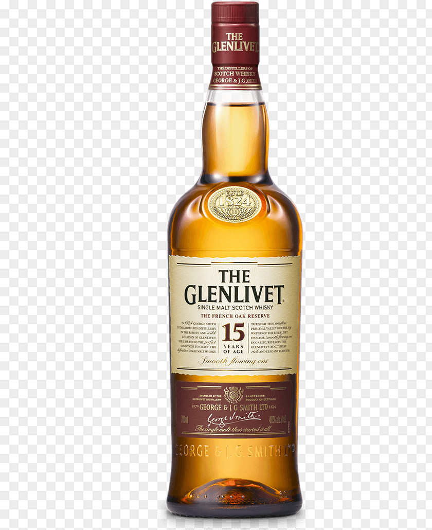 The Glenlivet Distillery Speyside Single Malt Whisky Scotch PNG