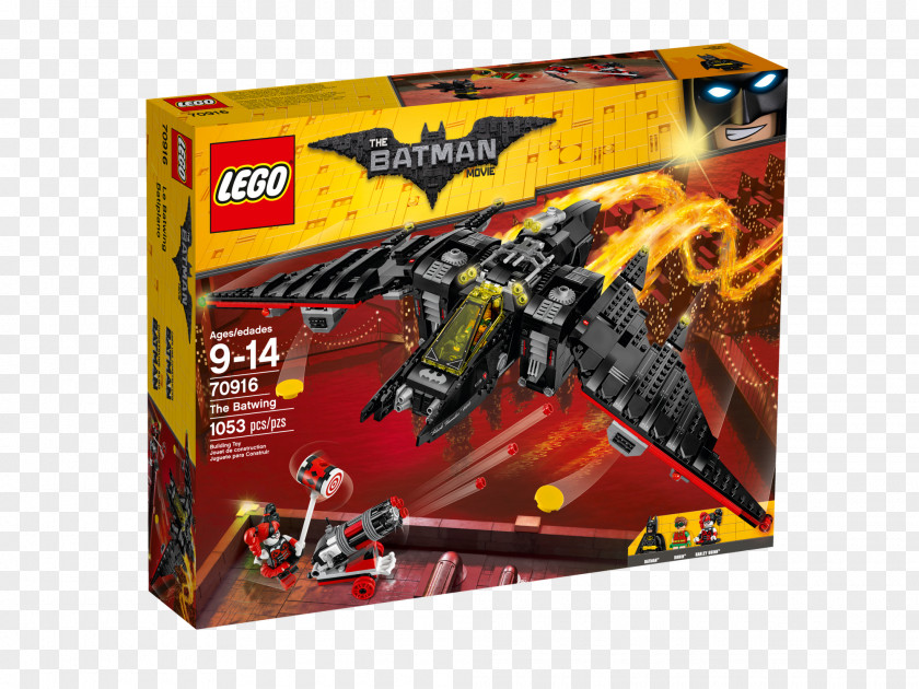 The Lego Movie Batman Harley Quinn Bane Robin Batplane PNG