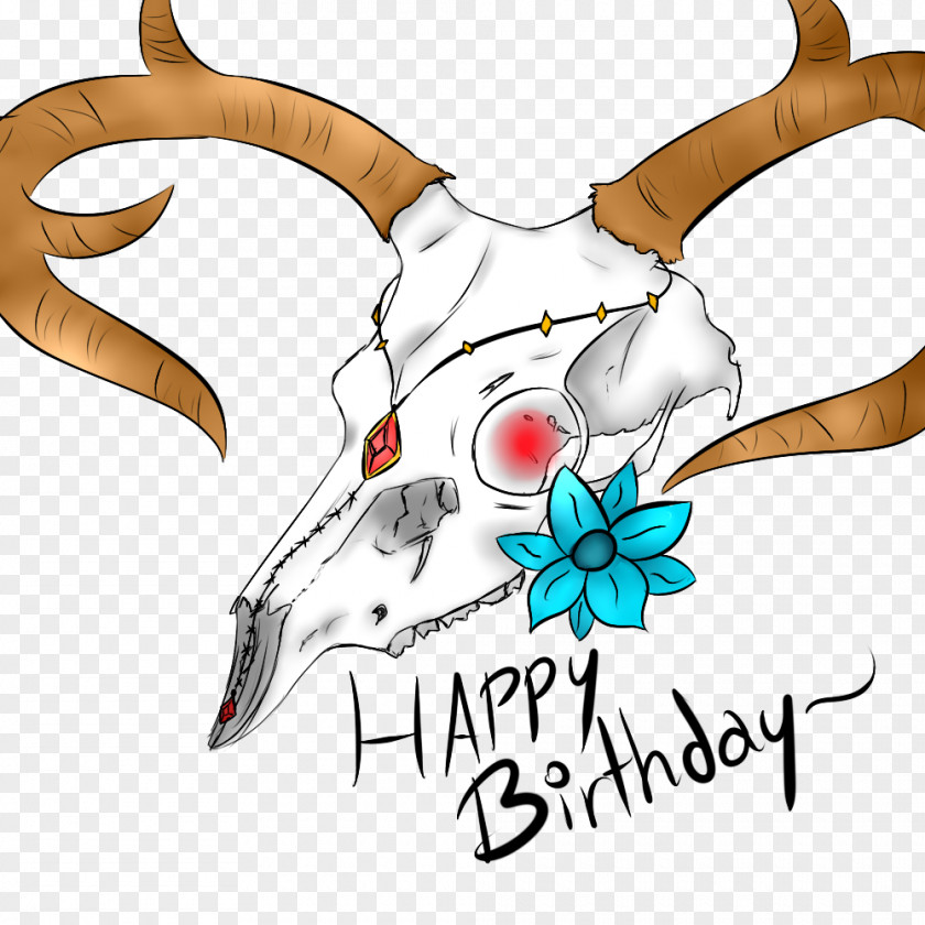 Unicorn Birthday Art Graphic Design Bone PNG