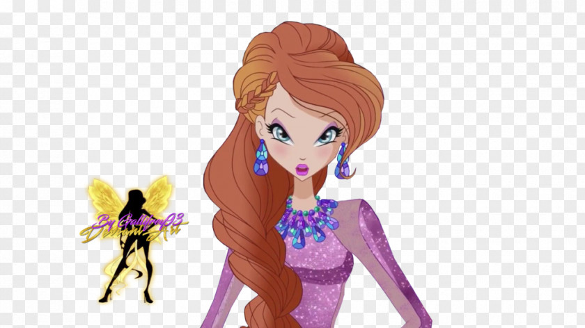 World Of Winx Barbie Fairy Long Hair Cartoon PNG