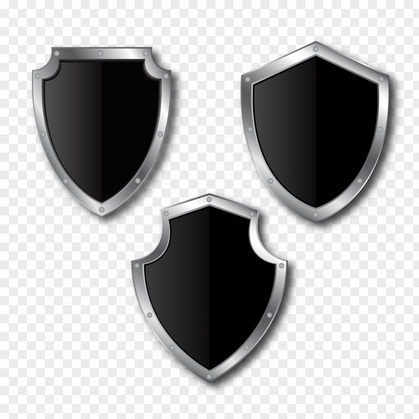 Black Silver Side To Pull The Material Shield Free Download Computer File PNG