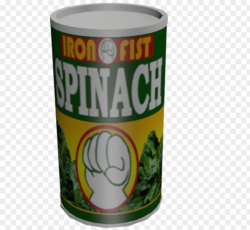 Popeye Spinach Coffee Cup Tin Can Mug PNG